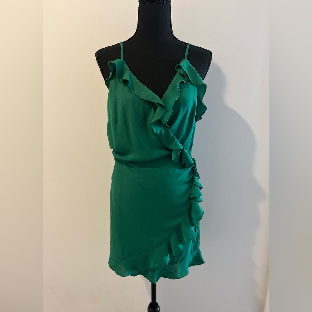 H&M Vibrant Green Mini Dress - Picture 2 of 3